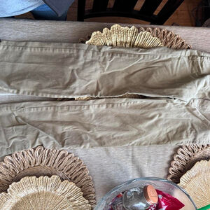 Khaki slim fit chino pants size 6 #khaki